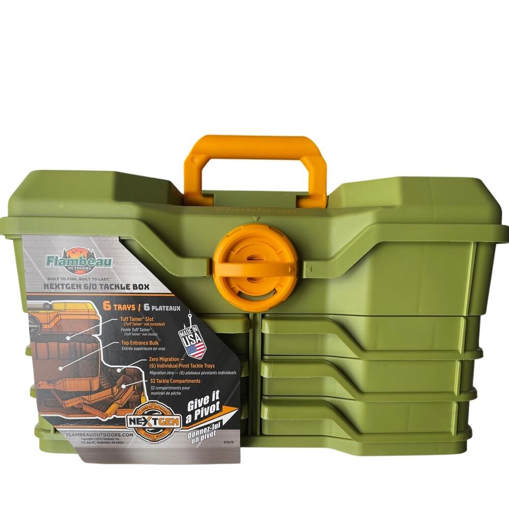 New Flambeau Large Capacity Fishing Tackle Box